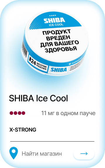 SHIBA ice cool — Ледяная прохлада
